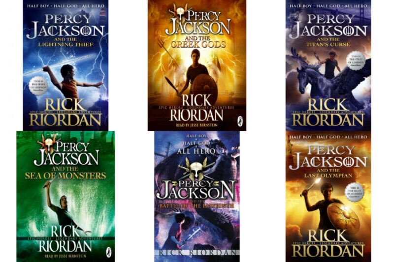 percy jackson books by rick riordan